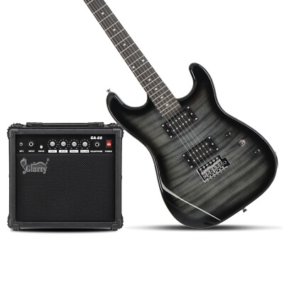  PROS & BEGINNERS! +AMP!  S Style Electric Guitar +Case/Bag +Strap +Cable!