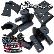 2007-2018 Silverado Sierra Lowering Flip Kit 5-7 Adjustable Drop