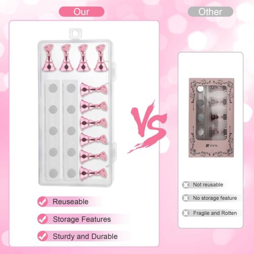 Acrylic Nail Practice Display Stand Magnetic Nail Tips Holder for Fake Nail Tip - Picture 4 of 8