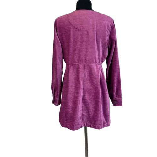 Weiche Umrandung Fiona Chenille Tunika Oberteil Fuchsia Beere S Neu mit Etikett Langarm - Bild 6 von 13