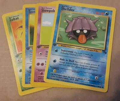 Pokemon Fossil 1st Edtion Common 16-Card Set Mint/Near Mint!! | eBay