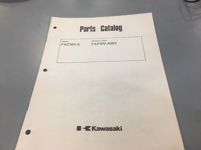 Kawasaki FA210V-X illustrated parts list,engine parts catalog,ipl