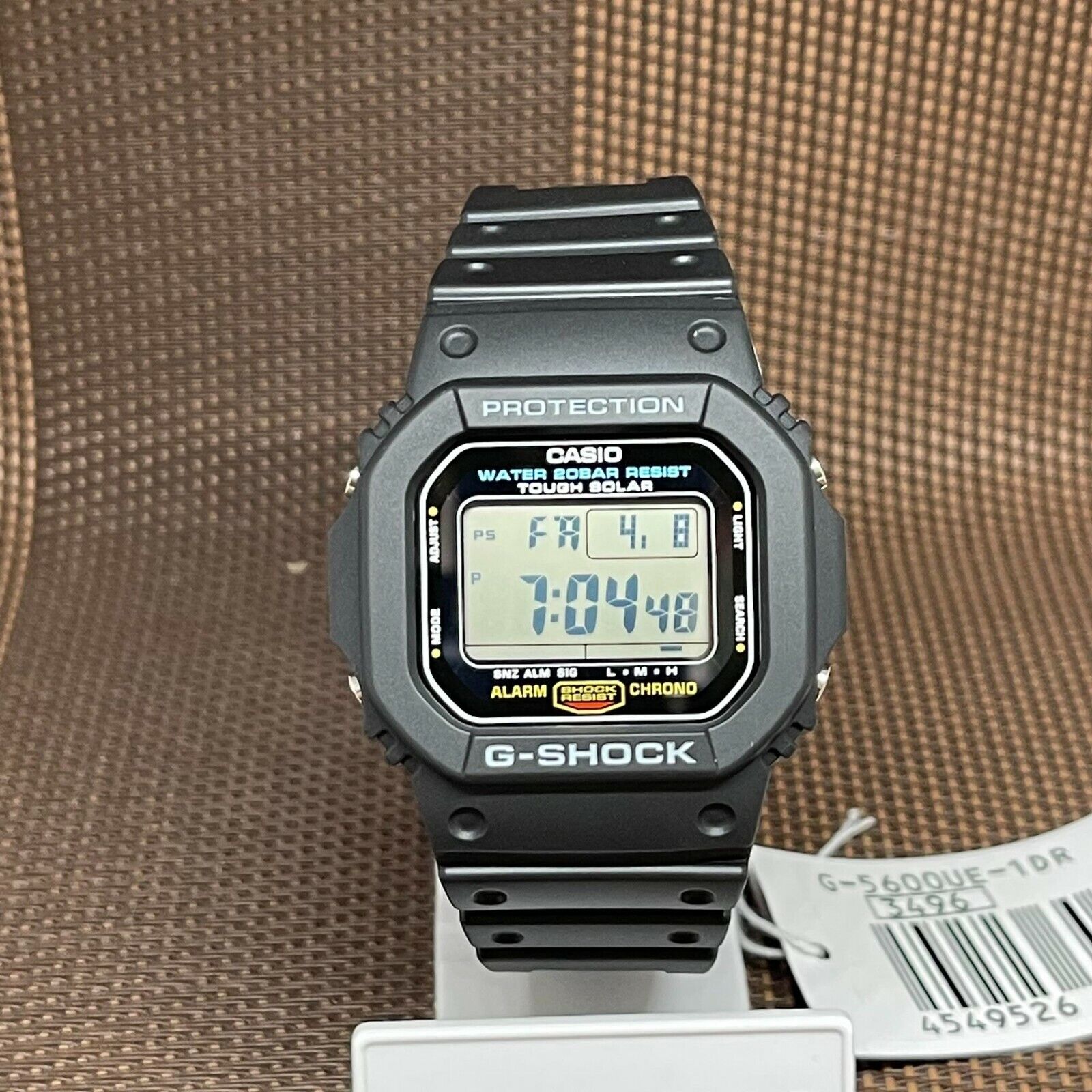 gids Dicht voorbeeld Casio G-Shock G-5600UE-1D Origin Tough Solar Black Digital Men&#039;s Sport  Watch | eBay