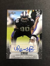 Ross Blacklock Signed 2020 LEAF Football Card #BA-RB1 Auto Autograph