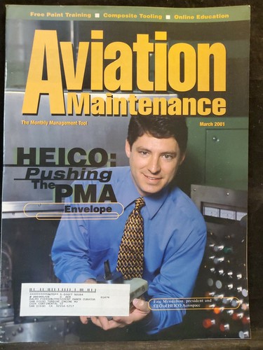 Aviation Maintenance Magazine März 2001 Heico PMA Umschlag 