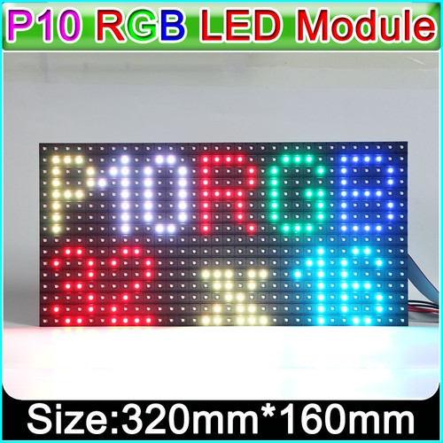 6pcs RGB P10 Outdoor led matrix display 