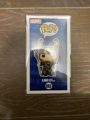 Funko Pop! Marvel Studios Disney's Avengers Loki With Scepter #985
