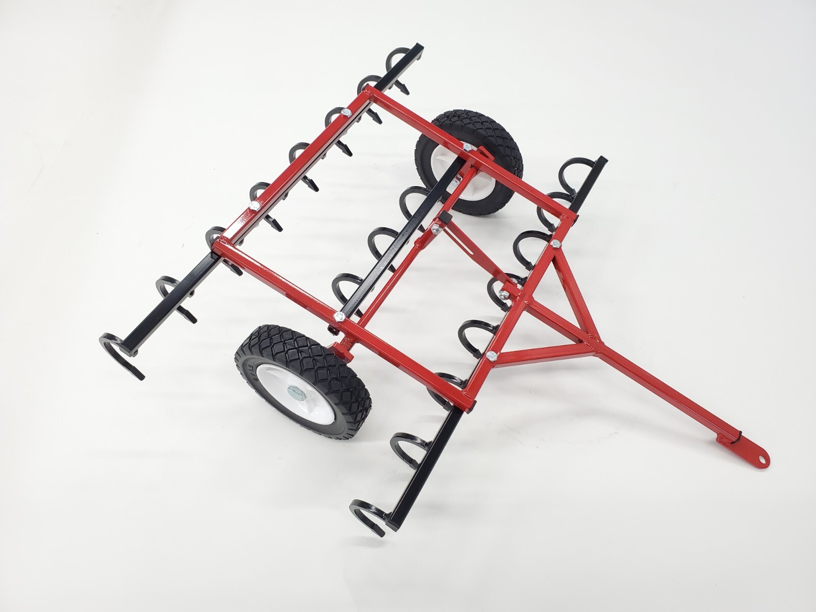 Pedal Tractor Field Cultivator Attachment Red
