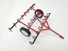 Pedal Tractor Field Cultivator Attachment Red