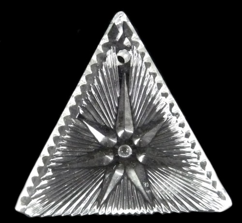 Ornamento de cristal Waterford 2000 Times Square Triángulo Estrella de la Esperanza Coleccionable   - Imagen 1 de 11