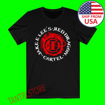 Jake E Lee's Red Dragon Cartel Men's Black Size S to 3XL