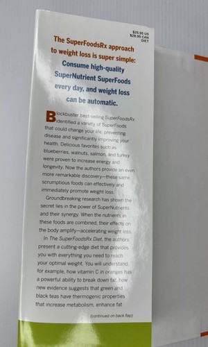 The Superfoods Rx Diet : Lose Weight with the Power of SuperNutrients Hardcover - Foto 4 di 9