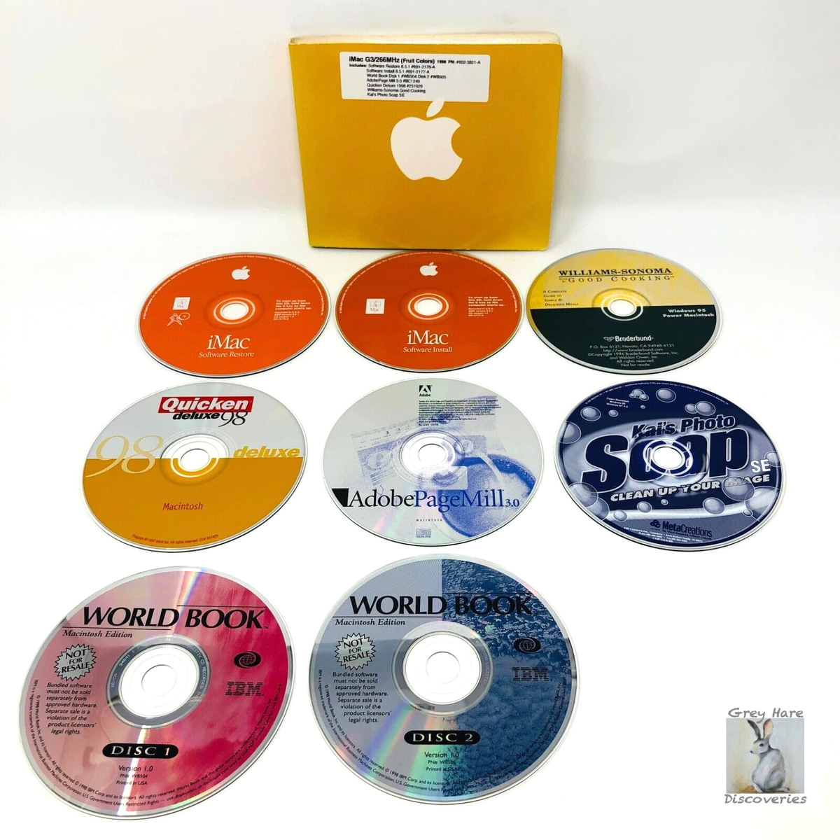 Apple Macintosh CD Software Package for iMac G3/266MHz w/OS Apple Macintosh CD Software Package for iMac G3/266MHz w/OS