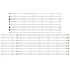 16pcs LED Strips For S_5U75_65_FL_L8_REV1.2_141122_LM41-00109W 39665A 39666A