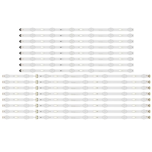 16pcs LED Strips For UE65MU6172U UE65MU6175U UE65MU6179U UE65MU6190U UE65MU6192U - 第 1/5 張圖片