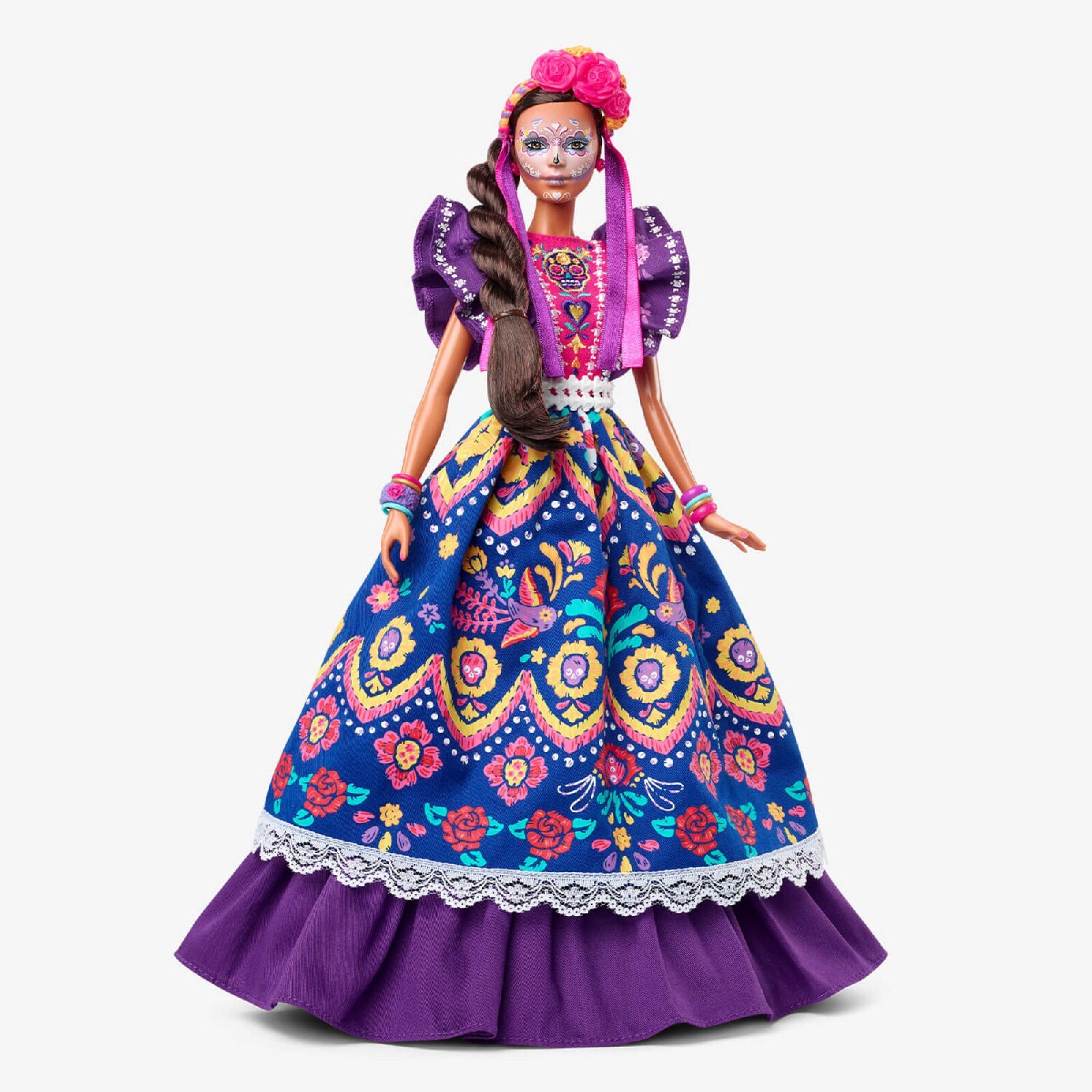 Barbie Dia De Los Muertos 2022 Day of The Dead Doll Calavera Face