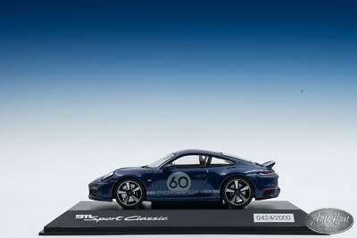1/43 Spark Porsche 911 Sport Classic (992) Gentian Blue  ALSO OPEN FOR TRADE 