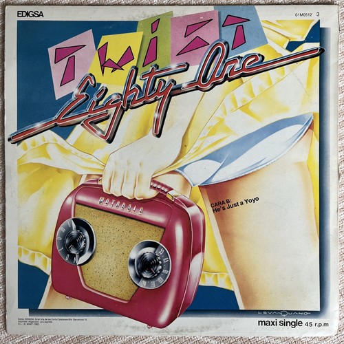Twist Eighty One - 12" Maxi-Single 1982 Spanish Press Hi NRG Rockabilly VG+/EX - Picture 2 of 4