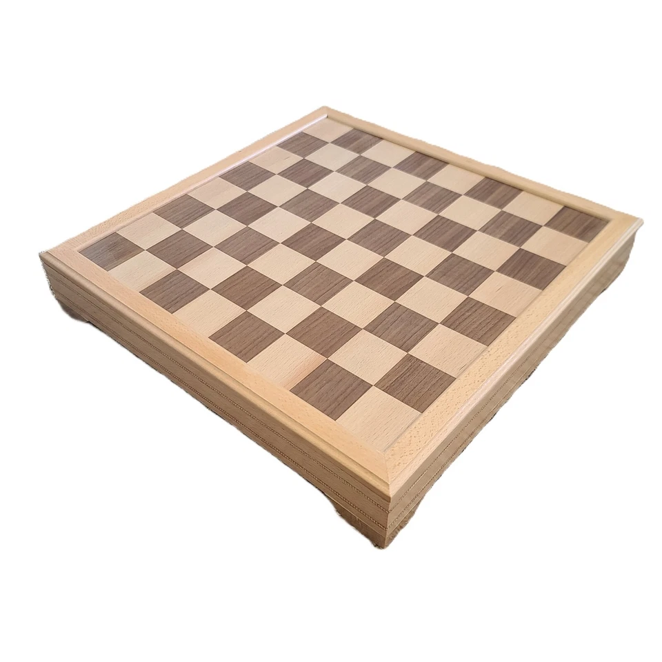 Nuevo en Caja Juego de Ajedrez Metal Isla Of Lewis 3.5" King Beechwood Chest Board Completo Foto 3 de 4