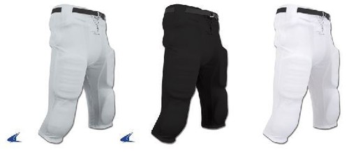 CHAMPRO Sports Heavyweight Slotted Youth Football Pants W/O Pads Black ...