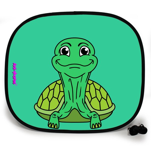 2x Car Side Window Personalised Mesh Sun Shades Visor Sunshade UV Gift Baby Kids - Picture 72 of 80