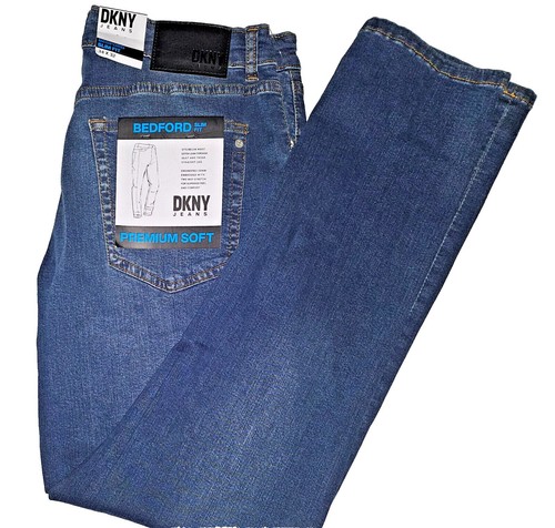 Jean Bootcut DKNY Taille 29 Longueur 29 - Dé Lavé Bleu Foncé - Coton Denim - Occasion Très Bon état