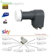 UX-OCTO LNB 8 USCITE ILLUMINATORE lte free PARABOLA FULL HD SKY