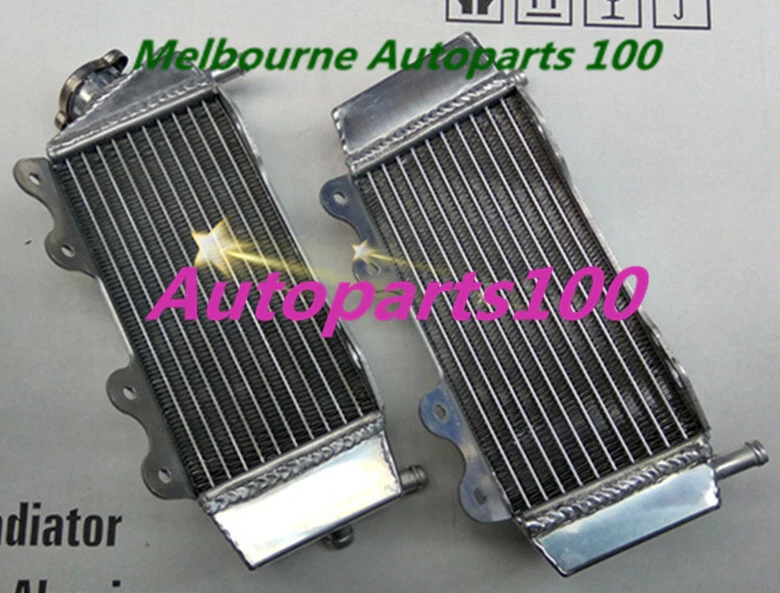 Radiador de alumínio YZ250F 2001-2005 / WR250F 2001-2006 para Yamaha + mangueira azul - Imagem 4 de 4