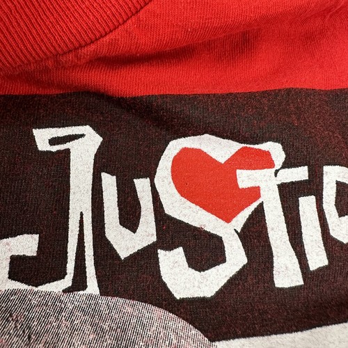 Camiseta Philcos Poetic Justice Tupac Texto Japonés Roja Manga Corta Hombre’s L - Imagen 9 de 11