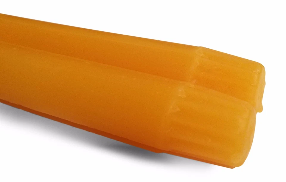 Par de velas cónicas coloniales 100 % pura de cera de abejas de 10", aroma natural a miel  Foto 3 de 4