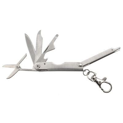 Key Tool Micro 6 in 1 Multitool Schlüsselanhänger Outdoor Messer Camping Tools