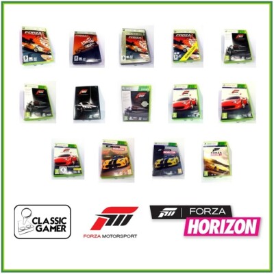 Forza Horizon 1 & 2, Motorsport 1, 2, 3 & 4 Spiele Xbox 360 sehr guter Zustand