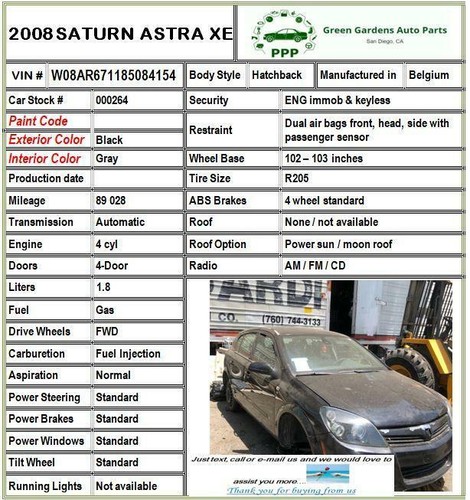 2008 - 2009 SATURN ASTRA ONStar Used Communication Control Module 94721783 - Picture 11 of 18