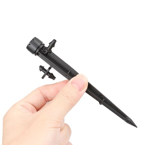 360° Adjustable Water Flow Irrigation Drippers Stake Emitter Drip System (50PCS) - Picture 9 of 11