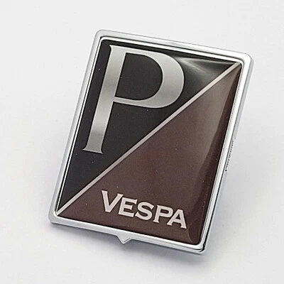 Vespa emblema cascata adesivo logo P-marrone-vino rosso