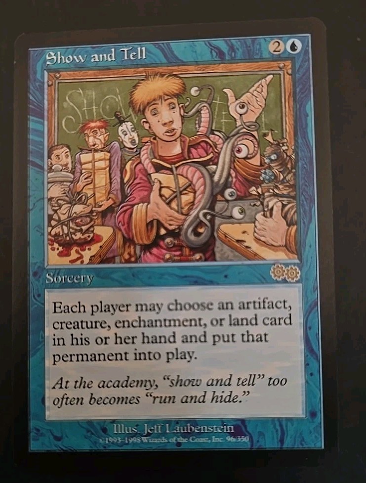 Show and Tell Urza's Saga MTG Regular Lightly Played