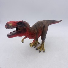 Schleich Red Tyrannosaurus Rex Dinosaur Figure T-Rex Toy Movable Jaw 11  