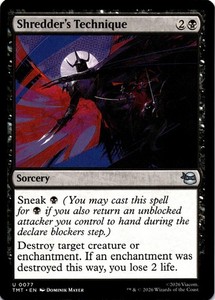Shredder's Technique #77 - Teenage Mutant Ninja Turtles MTG Uncommon