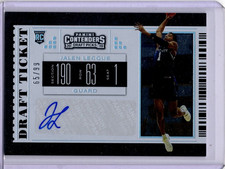 2019 Panini Contenders Draft Picks Jalen Lecque #119 Autograph /99