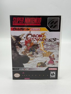 Chrono Trigger Super Nintendo SNES NTSC-U/C Modul + Anleitung + Karte + Poster
