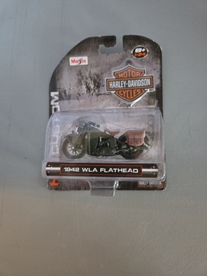 Maisto Harley-Davidson 1942 WLA Flathead Bike New In Package
