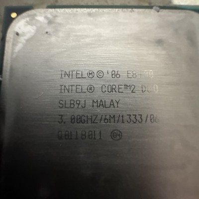 Intel Core 2 Duo E8400 LGA775 SLB9J 3.0GHz 6MB CPU Processor