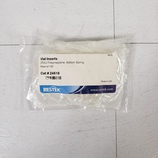 Restek 24518 Vial Inserts, Polypropylene, Big Mouth w/Bottom Spring, 250 µL
