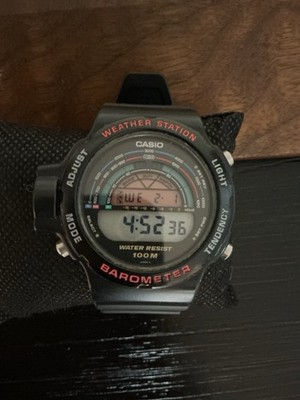 Rare Vintage Casio Weather Station Barometer BM-500W Men s Digital Sports Watch