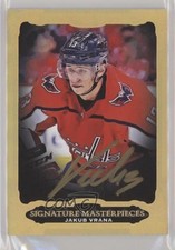 2018 Upper Deck Ultimate Collection Signature Masterpieces Jakub Vrana Auto 0zu