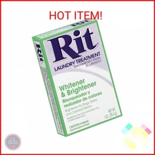 Craft County Rit Dye Laundry Treatment Whitener and Brightener, 1 fl oz