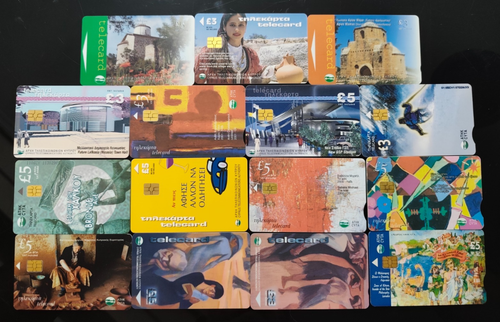 CYPRUS lot of 15 PHONE CARDS colection