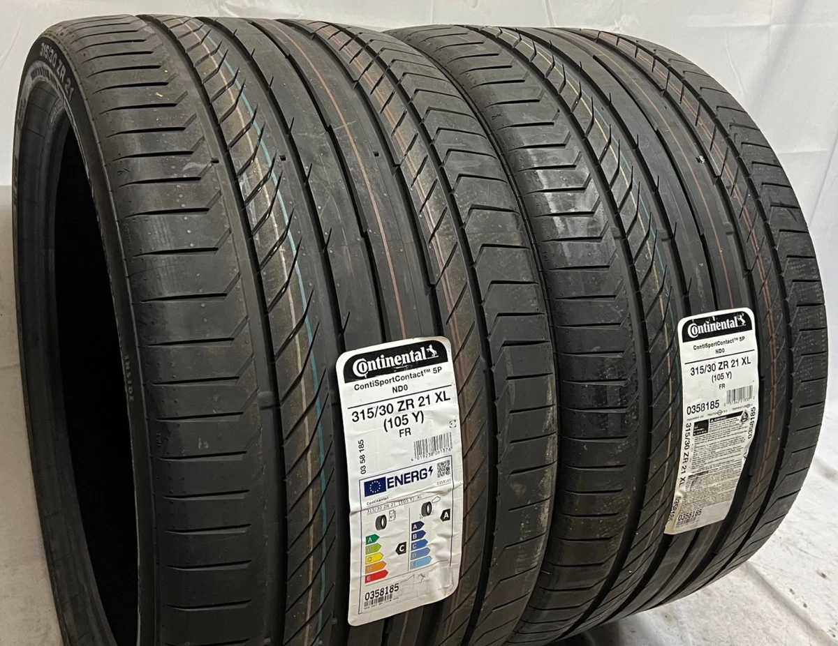 24年製 315/30R21 (105Y) XL N1 コンチネンタル ContiSportContact 5P