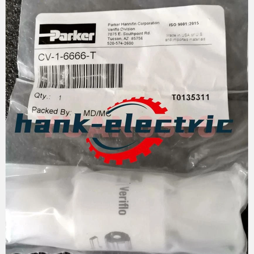 NEW Parker CV-1-6666-T one-way valve DHL Fast delivery - Image 2 of 2