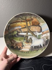 Vintage Rare Noah s Ark Large 10 Bowl China Made Collectable Hard To Find Piece